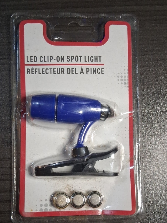 Other - Blue LED Clip-On Spot Light
